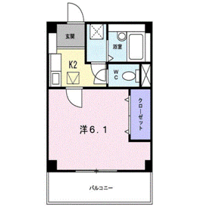 1K Apartment in Minamioizumi - Nerima-ku Floorplan