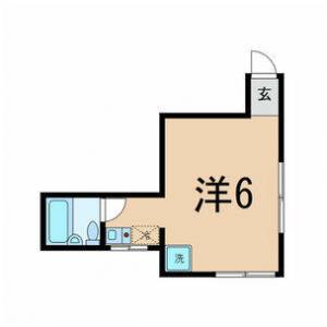 1R Apartment in Taishido - Setagaya-ku Floorplan