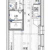 1R Apartment to Rent in Osaka-shi Kita-ku Floorplan
