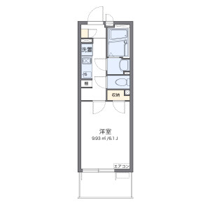 1K Mansion in Hachimancho - Sasebo-shi Floorplan