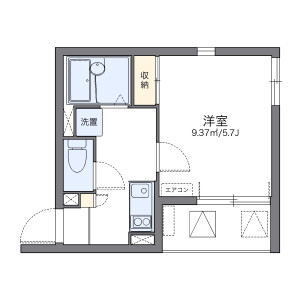 1K Mansion in Yaho - Kunitachi-shi Floorplan