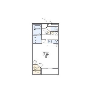 1K Apartment in Saga fushiharacho - Kyoto-shi Ukyo-ku Floorplan