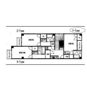 1R Mansion in Daikoku - Osaka-shi Naniwa-ku Floorplan