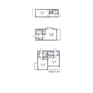 1K Apartment in Amanuma - Suginami-ku Floorplan