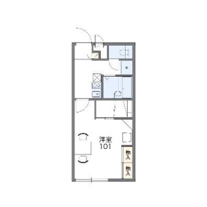 1K Mansion in Oyama - Ginowan-shi Floorplan