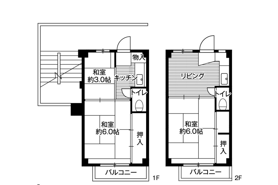 3DK Apartment to Rent in Funabashi-shi Floorplan