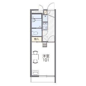 1K Mansion in Ozone - Nagoya-shi Kita-ku Floorplan
