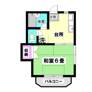 1K Apartment in Namiki - Kawaguchi-shi Floorplan