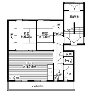 2LDK Mansion in Higashimachi 1-jo - Iwamizawa-shi Floorplan