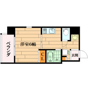 1K Mansion in Shimodera - Osaka-shi Naniwa-ku Floorplan