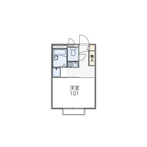 1K Mansion in Kamitakabata - Nagoya-shi Nakagawa-ku Floorplan