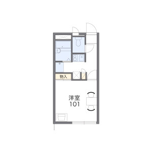 1K Apartment in Higashikamagaya - Kamagaya-shi Floorplan