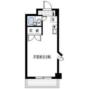 1R Mansion in Namamugi - Yokohama-shi Tsurumi-ku Floorplan