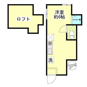 1R Apartment in Shimo - Kita-ku Floorplan
