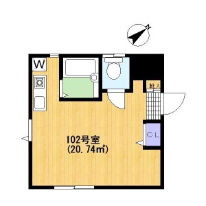 1R Apartment in Saginuma - Kawasaki-shi Miyamae-ku Floorplan