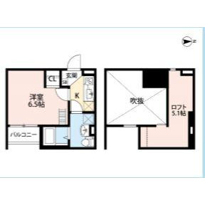 1K Mansion in Nishiwaki - Osaka-shi Hirano-ku Floorplan