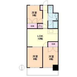 3LDK Mansion in Kurihara - Adachi-ku Floorplan