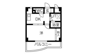 1DK Mansion in Okanecho - Nagoya-shi Nishi-ku