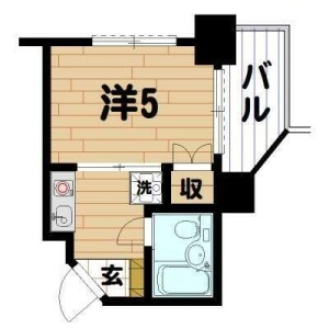 1R Mansion in Omorinaka - Ota-ku Floorplan