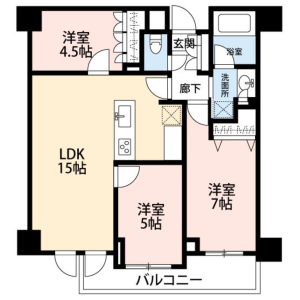 2SLDK {building type} in Yoyogi - Shibuya-ku Floorplan