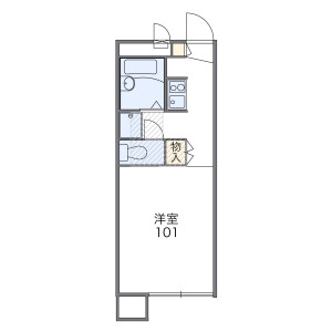 1K Apartment in Kariyasuka - Ichinomiya-shi Floorplan