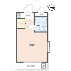 1R Mansion in Higashijujo - Kita-ku Floorplan