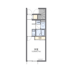 1K Apartment in Hishiikecho - Nagoya-shi Moriyama-ku Floorplan