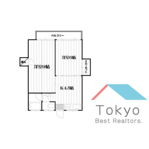 2K Mansion in Matsugaoka - Nakano-ku Floorplan