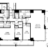在台東區購買3LDK 公寓大廈的房產 房間格局