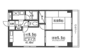 2DK Mansion in Ogibashi - Koto-ku