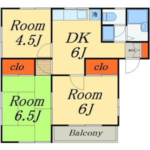 3DK Apartment in Wakamiya - Ichikawa-shi Floorplan