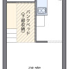 1R Apartment to Rent in Sagamihara-shi Minami-ku Floorplan