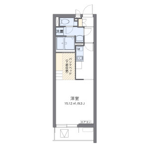 1R Mansion in Sobudai - Sagamihara-shi Minami-ku Floorplan