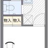 1K Apartment to Rent in Kawaguchi-shi Floorplan