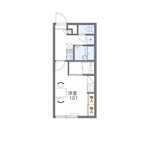 1K Apartment in Omoricho - Hakodate-shi Floorplan