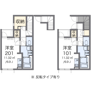 1R Apartment in Naritanishi - Suginami-ku Floorplan