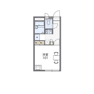 1K Apartment in Shikamaku nakashima - Himeji-shi Floorplan