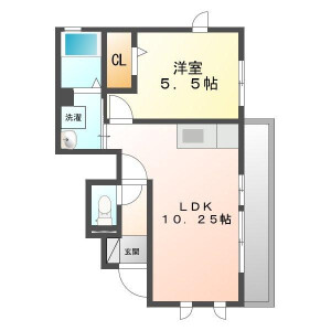 1LDK Apartment in Shiboku - Kawasaki-shi Miyamae-ku Floorplan