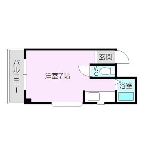 1K Mansion in Awaji - Osaka-shi Higashiyodogawa-ku Floorplan