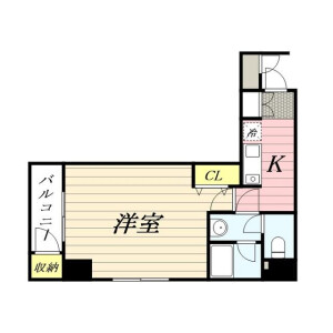 1K Mansion in Kandajimbocho - Chiyoda-ku Floorplan