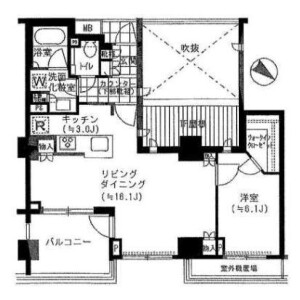 3SLDK Mansion in Ebisuminami - Shibuya-ku Floorplan