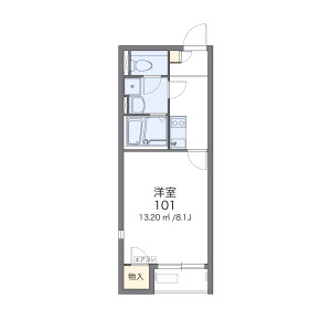 1K Apartment in Kamihozumi - Ibaraki-shi Floorplan