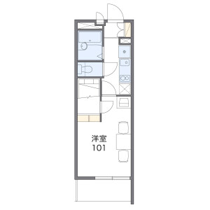 1K Apartment in Nobidome - Higashikurume-shi Floorplan