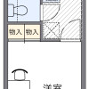 神户市兵库区出租中的1K公寓大厦 房屋布局