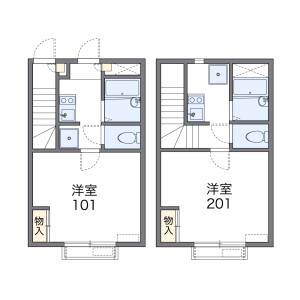1K Apartment in Daiko - Nagoya-shi Higashi-ku Floorplan