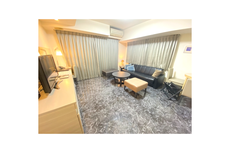 1LDK Serviced Apartment to Rent in Toshima-ku Living Room