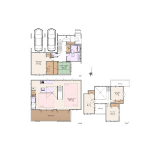 5LDK House in Kamiuma - Setagaya-ku Floorplan