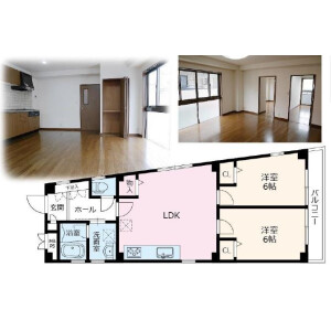 2LDK Mansion in Chihaya - Toshima-ku Floorplan