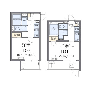 1K Apartment in Nakadai - Itabashi-ku Floorplan