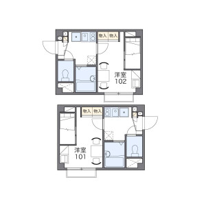 1K Apartment in Sakuradai - Nerima-ku Floorplan